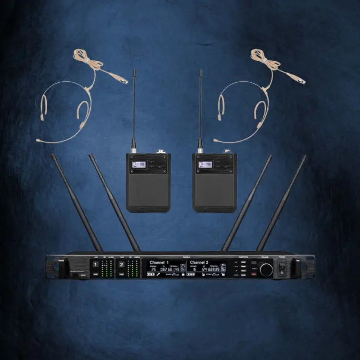 Shure Axient AD4D ATX 100 Headset, Geluid Huren - Deejay Dm