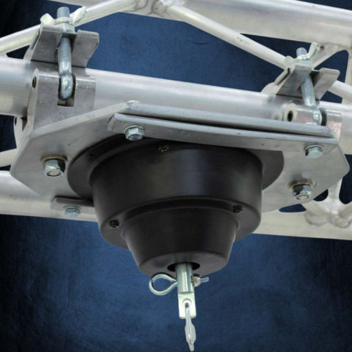 Gravity Pipe & Drape 300 x 300 Cm met wentex doek Zwart 26M