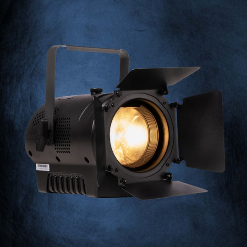 BTK050Z-3 mini fresnel zoom theaterlicht met 2x 50W WW/CW LED voor podium- en eventverlichting huren in Limburg