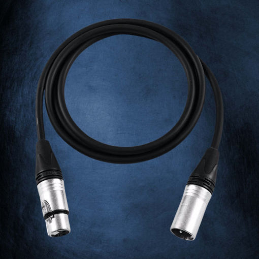 Neutrik XLR kabel 3 meter male naar female voor professionele audioverbindingen en evenementen