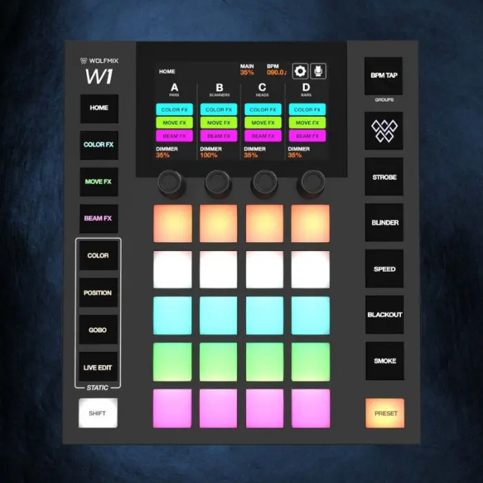 Wolfmix W1, Licht Huren - Deejay Dm